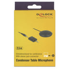 Delock tafelmicrofoon (zwart)