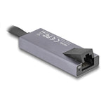 Delock usb-c > 2.5 gigabit lan slim netwerkadapter (grijs)
