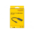 Delock usb-c (male) > hdmi (female) (dp alt mode) adapter (grijs, 0,2 meter)