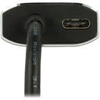 Delock usb-c (male) > hdmi (female) adapter (donkergrijs, 0,2 meter, 4k 60hz)