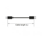 Delock usb-c verlengkabel (zwart, 2 meter)