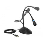 Delock usb gooseneck microphone microfoon (zwart)