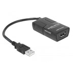 Delock usb isolator met 5 kv isolation adapter (zwart)