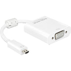Delock micro-hdmi naar vga adapter (wit)