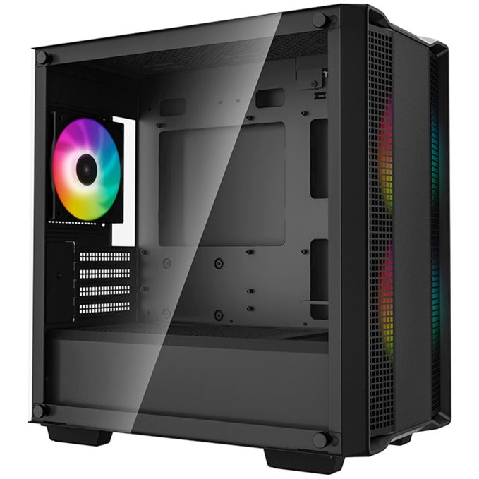 Deepcool cc360 argb mini tower behuizing (zwart | 2x usb-a | rgb | window)