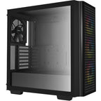 Deepcool cg540 midi tower behuizing (zwart | 2x usb-a | window)