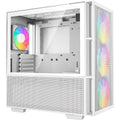 Deepcool ch560 midi tower behuizing (wit | 1x usb-a | 1x usb-c | rgb | tempered glass)