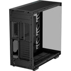 Deepcool ch780 midi tower behuizing (zwart | 4x usb-a | 1x usb-c | rgb | tempered glass)
