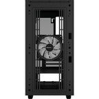 Deepcool cyclops midi tower behuizing (zwart | 1x usb-a | 1x usb-c | window)