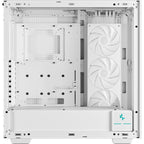 Deepcool morpheus midi tower behuizing (wit | 4x usb-a | 1x usb-c | rgb | tempered glass)