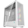 Deepcool morpheus midi tower behuizing (wit | 4x usb-a | 1x usb-c | rgb | tempered glass)