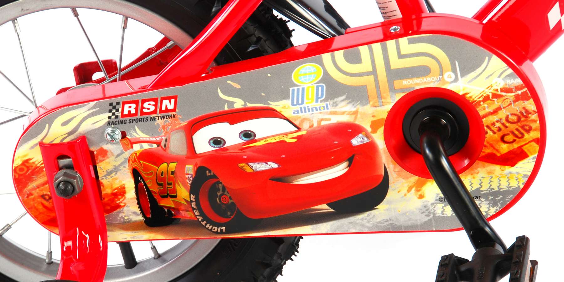Disney Disney Kinderfiets Jongens 12 inch Rood