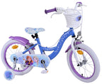 Disney Frozen 2 Kinderfiets Meisjes 16 inch Blauw Paars Twee handremmen