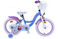 Disney Frozen 2 Kinderfiets Meisjes 16 inch Blauw Paars Twee handremmen
