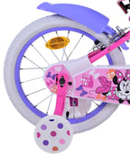 Disney minnie kinderfiets - meisjes - 16 inch - roze - twee handremmen