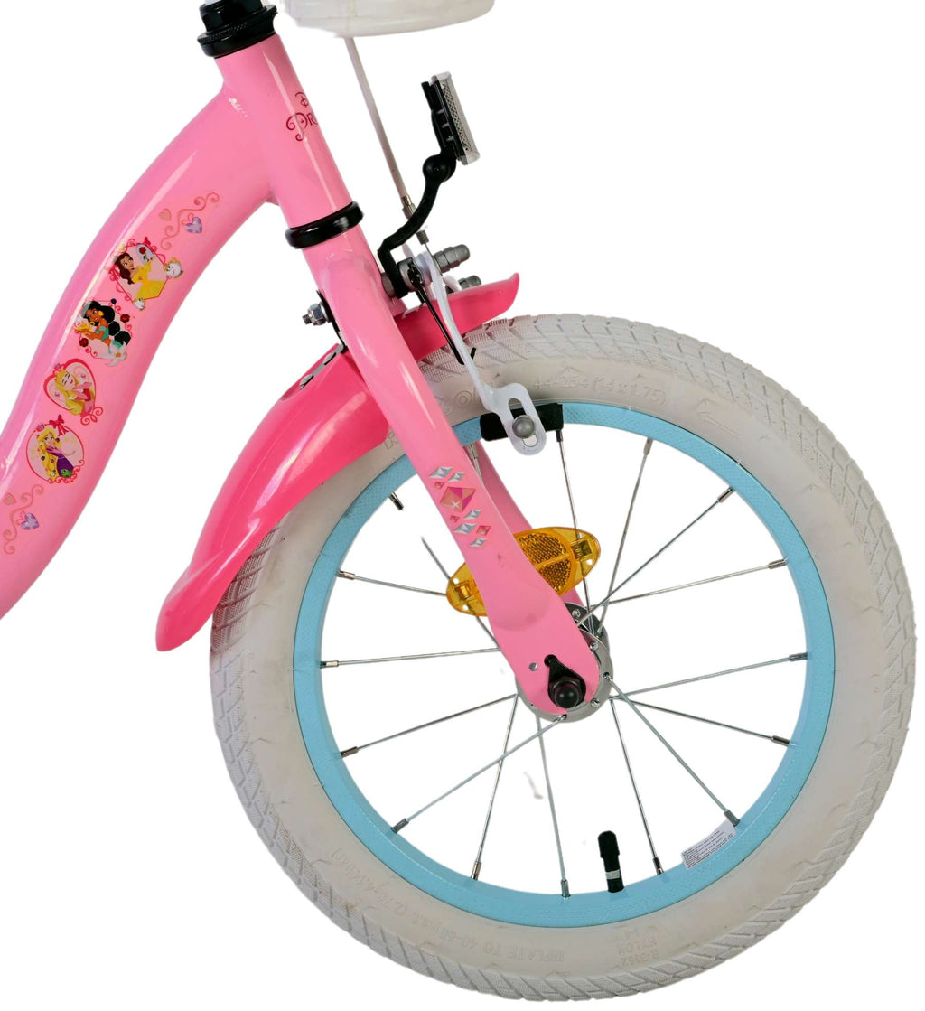Disney prinzessin disney princess kinderfiets - meisjes - 14 inch - roze