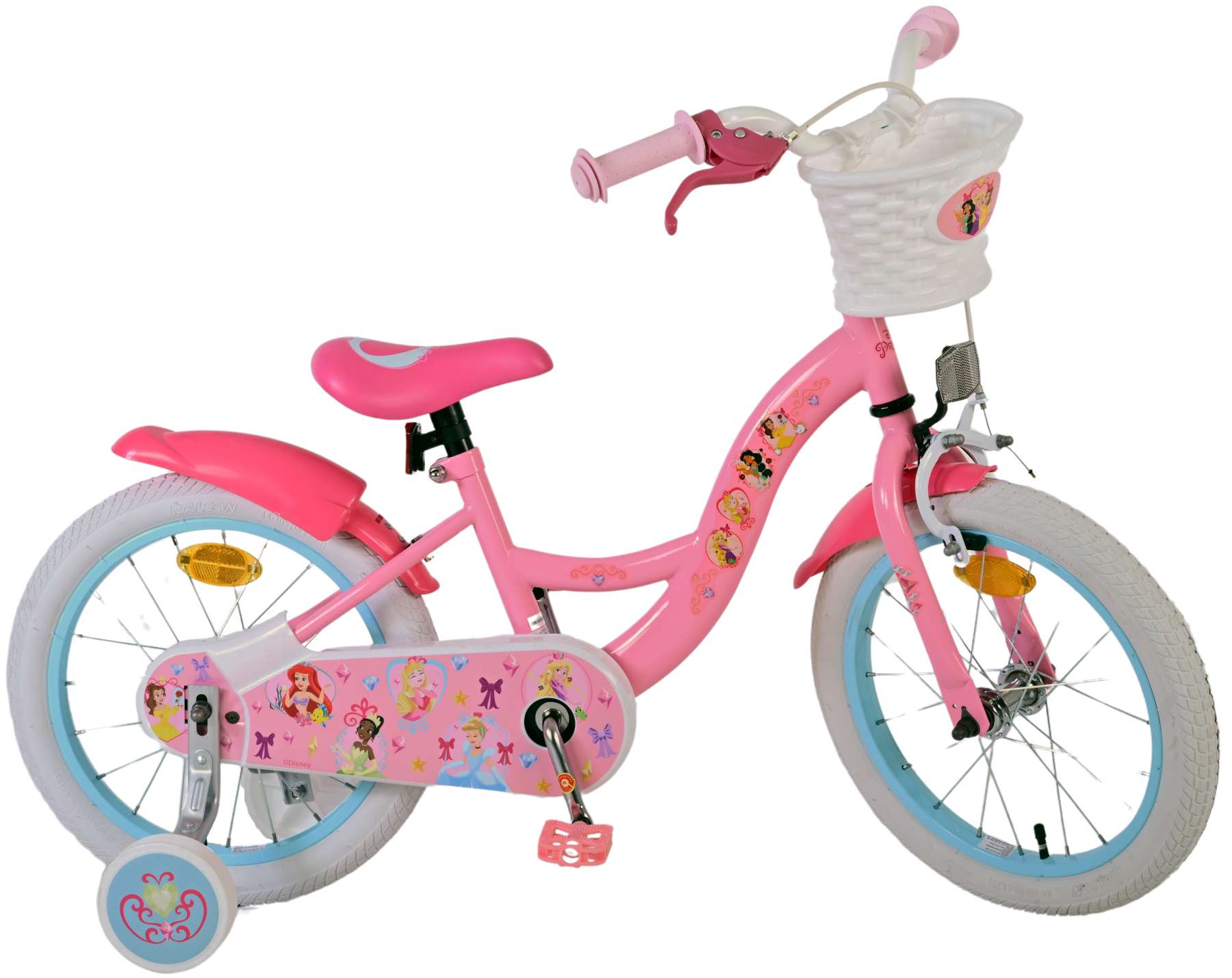 Princess yipeeh 16 inch fiets roze 21580