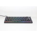 Ducky mecha pro sf, toetsenbord (zwart, us lay-out, cherry mx brown, rgb leds, 65%, pbt double-shot)