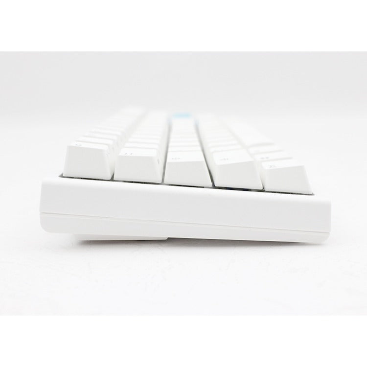 Ducky one 2 pro mini white classic, gaming toetsenbord (wit, us lay-out, cherry mx red, rgb led, double-shot pbt, quack mechanics, 60%)