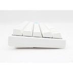 Ducky one 2 pro mini white classic, gaming toetsenbord (wit, us lay-out, cherry mx red, rgb led, double-shot pbt, quack mechanics, 60%)