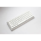 Ducky one 3 classic pure white mini, toetsenbord (wit, us lay-out, cherry mx red, rgb led, double-shot pbt, hot-swappable, quack mechanics, 60%)