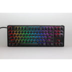 Ducky one 3 classic tkl, toetsenbord (zwart wit, us lay-out, cherry mx speed silver, rgb led, double-shot pbt, hot-swappable, quack mechanics, 80%)