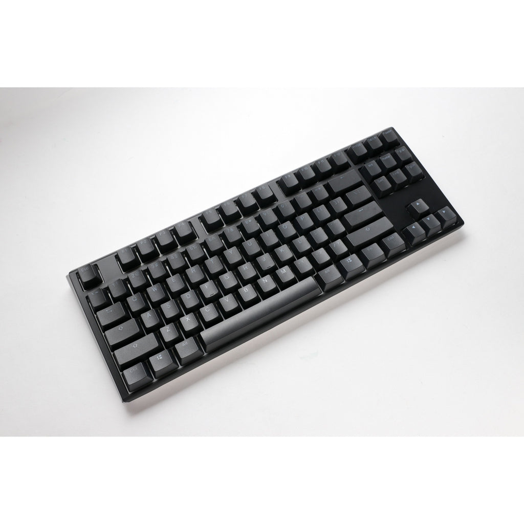 Ducky one 3 classic tkl, toetsenbord (zwart wit, us lay-out, cherry mx speed silver, rgb led, double-shot pbt, hot-swappable, quack mechanics, 80%)