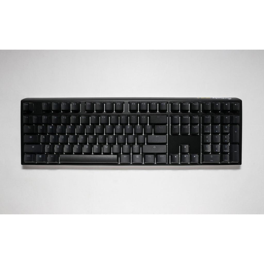 ducky one 3 classic, toetsenbord (zwart wit, us lay-out, cherry mx speed silver, rgb led, double-shot pbt, hot-swappable, quack mechanics)