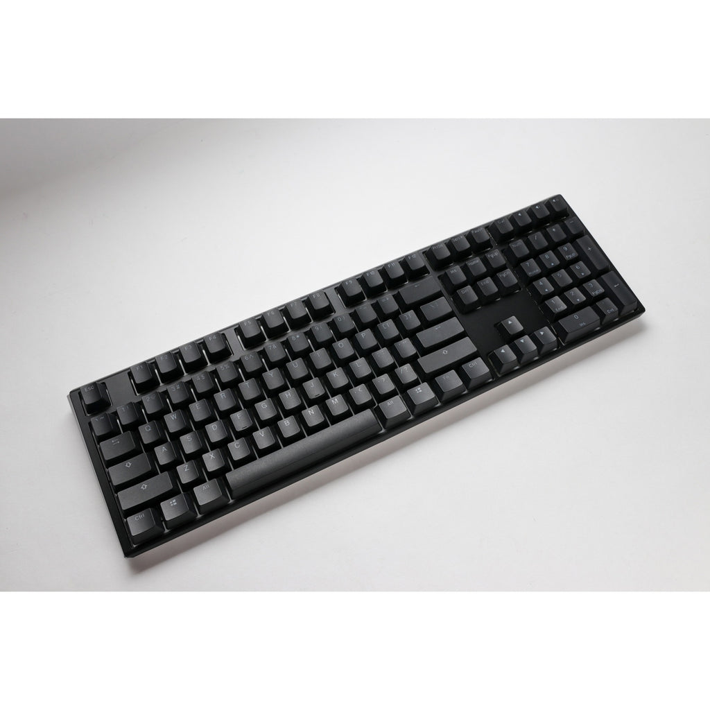ducky one 3 classic, toetsenbord (zwart wit, us lay-out, cherry mx speed silver, rgb led, double-shot pbt, hot-swappable, quack mechanics)