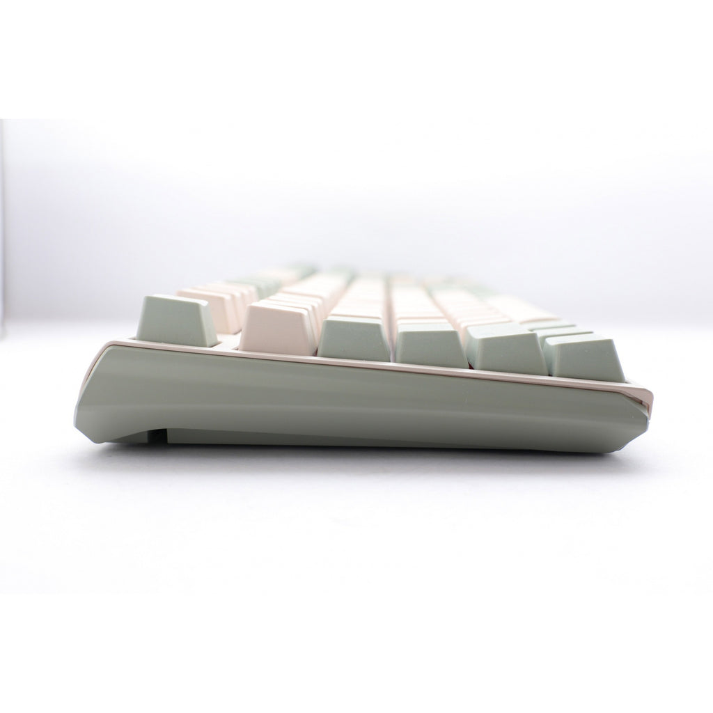 Ducky one 3 matcha tkl, toetsenbord (crème groen, us lay-out, cherry mx blue, pbt double shot, hot swap)