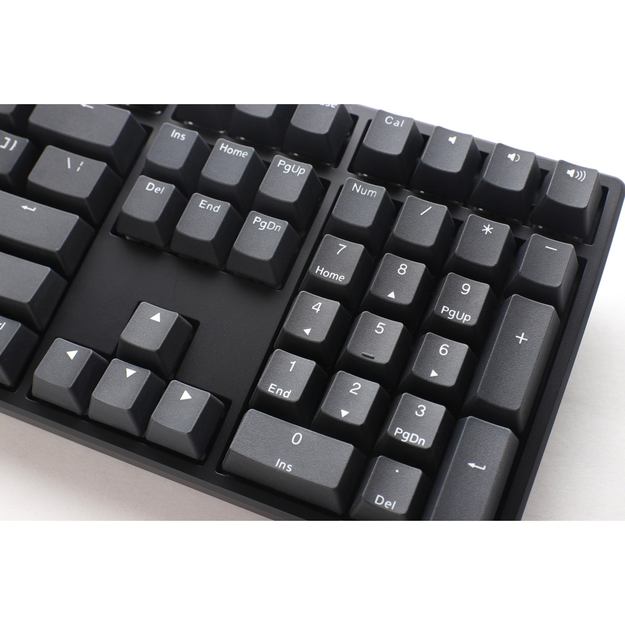 Ducky origin phantom black mechanisch toetsenbord (zwart, us lay-out (qwerty), cherry mx speed silver, 100%, hot swap, pbt double-shot keycaps)