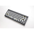 Ducky projectd tinker 65 met qmk via, toetsenbord (zwart wit, us lay-out, barebone. rgb led, hot-swappable, gasket mount, 65%)