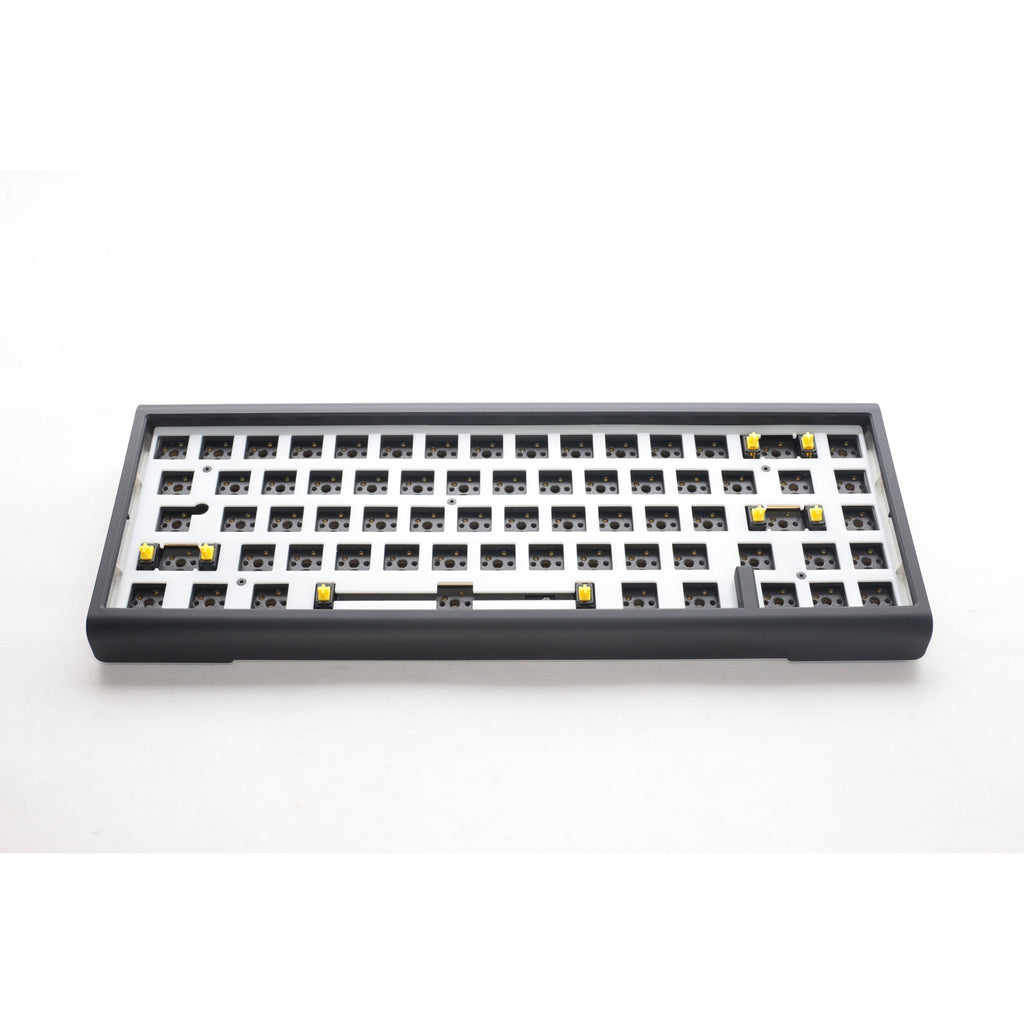 Ducky projectd tinker 65 met qmk via, toetsenbord (zwart wit, us lay-out, barebone. rgb led, hot-swappable, gasket mount, 65%)