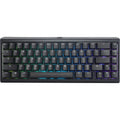 Ducky projectd tinker 65 met qmk via, toetsenbord (zwart wit, us lay-out, cherry mx brown, rgb led, double-shot pbt, hot-swappable, gasket mount, 65%)