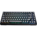 Ducky projectd tinker 75 met qmk via, toetsenbord (zwart wit, us lay-out, cherry mx red, rgb led, double-shot pbt, hot-swappable, gasket mount, 75%)