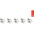 Eurofender spatbord ond. bev.clip stang stl. snello zak a 5 stuks