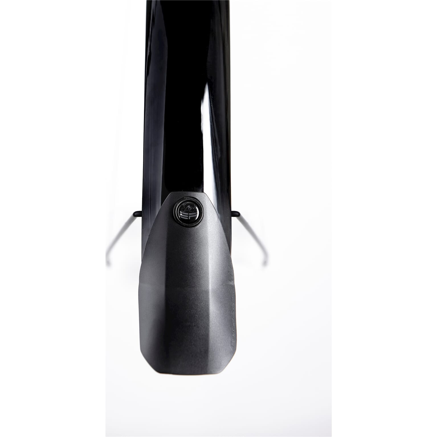 Voorspatbord 28 Lampo 58 mm breed - zwart