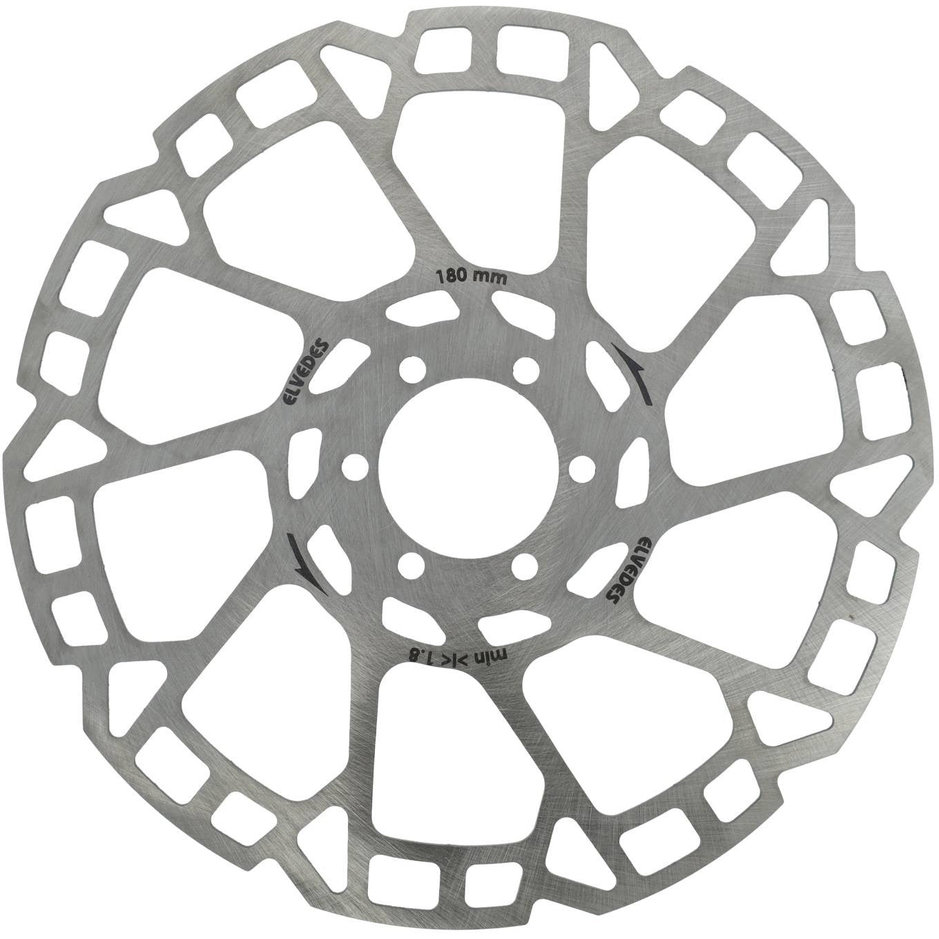 Elvedes remschijf 6-gaats ø180mm t=2,0mm