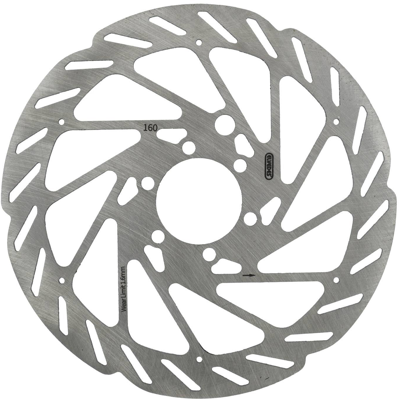Elvedes remschijf rvs 6-bouts 160mm met sensor magneet