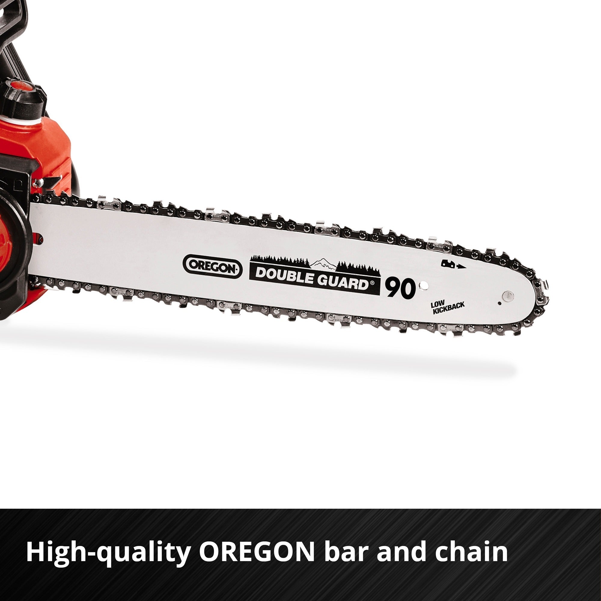 Einhell accu kettingzaag ge-lc 36 35 li-solo (rood zwart, accu en oplader niet inbegrepen)