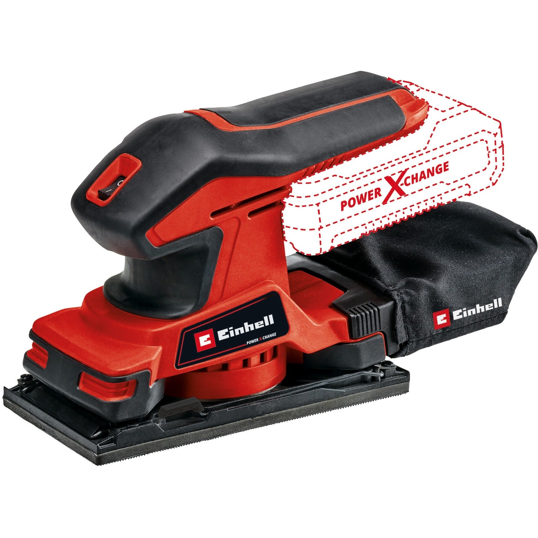 Einhell Einhell Accu Vlakschuurmachine TC-OS 18 187 Li Solo