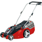 Einhell accu grasmaaier ge-cm 43 li m kit (rood zwart, accu inbegrepen)