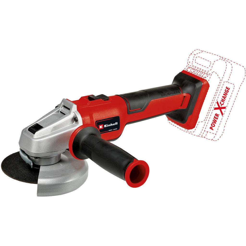Einhell axxio 18 115 q bl solo - accu haakse slijper | 18v | 115 mm | zonder accu en lader - 4431150 4431150