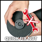 Einhell axxio 18 115 q bl solo - accu haakse slijper | 18v | 115 mm | zonder accu en lader - 4431150 4431150