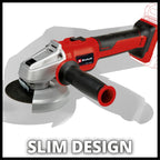 Einhell axxio 18 115 q bl solo - accu haakse slijper | 18v | 115 mm | zonder accu en lader - 4431150 4431150