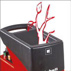 Einhell fluisterhakselaar gc-rs 2540 (rood zwart)