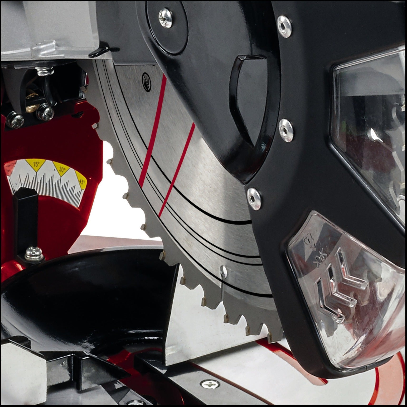 Einhell kap- verstekzaag th-ms 2513l afkort- en verstekzaag (rood)