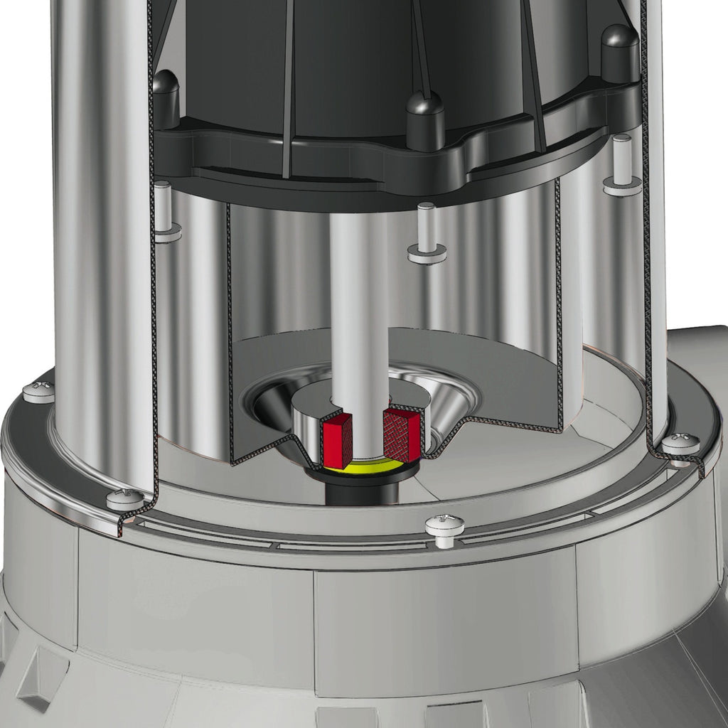 Einhell vuilwaterpomp gc-dp 9035 n dompel- en drukpompen (rood roestvrij staal, 900 watt)
