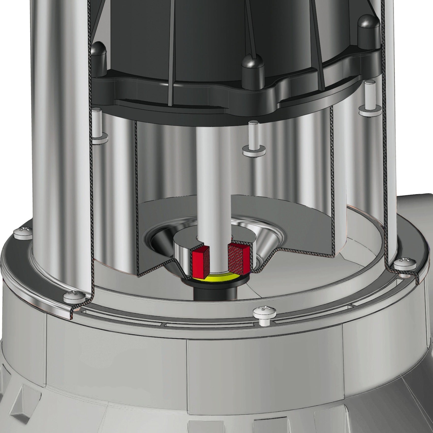 Einhell vuilwaterpomp gc-dp 9035 n dompel- en drukpompen (rood roestvrij staal, 900 watt)