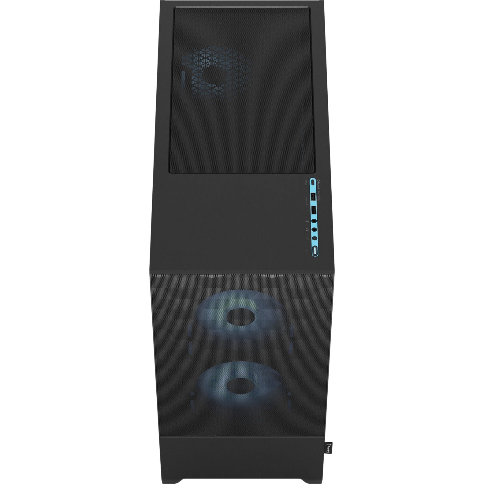 Fractal Design Pop Air RGB Cyan Core TG Clear Tint